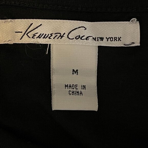 Kenneth Cole Black Layered Dress M - Picture 3 of 6